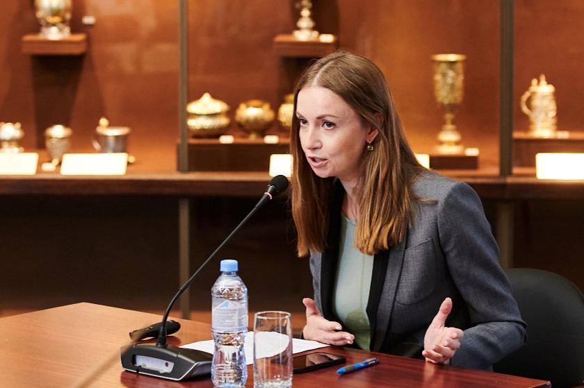 Методист И. М. Покидченко. Тема выступления: «Программа “Я – геммолог”. Опыт межмузейного сотрудничества»