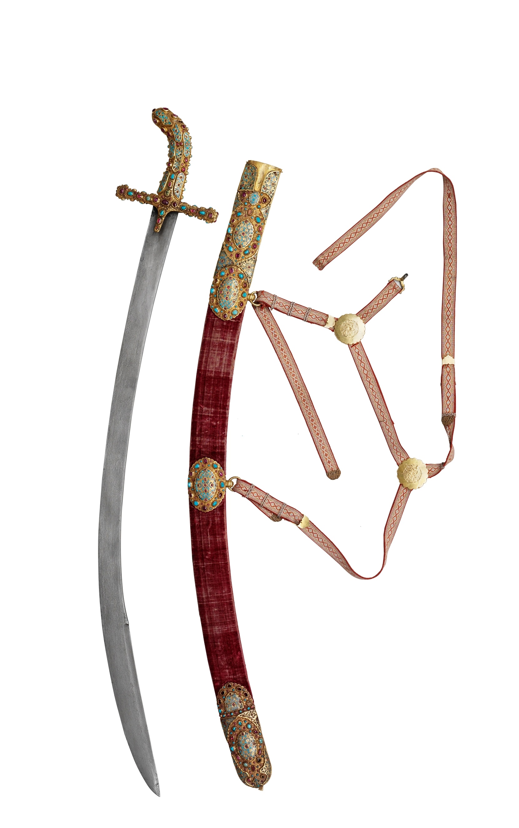 Сабля с ножнами и поясом