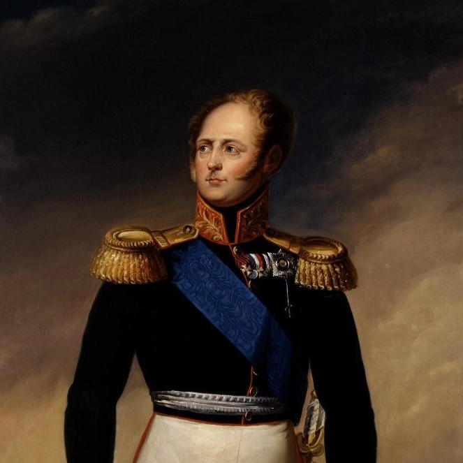 Портрет императора Александра I. Россия, вторая четверть XIX века