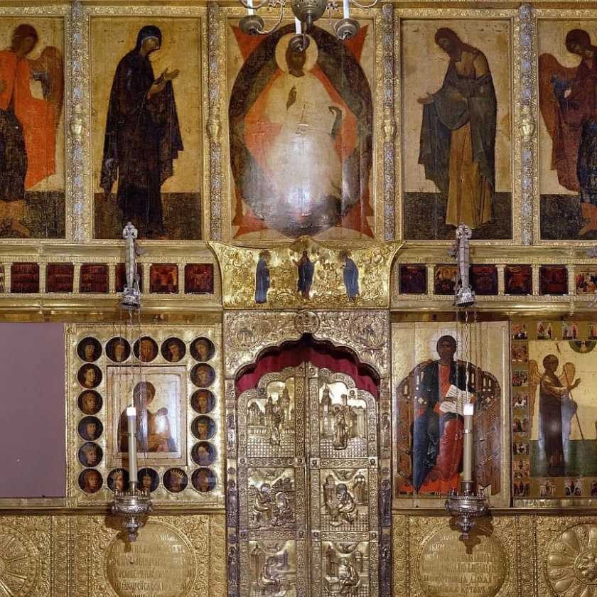 Главный иконостас Благовещенского собора