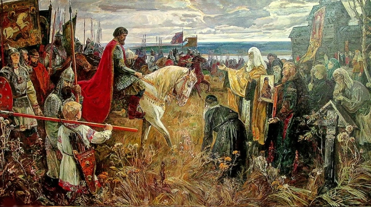 Въезд Дмитрия Донского в Коломну. Г.П. Сорогин