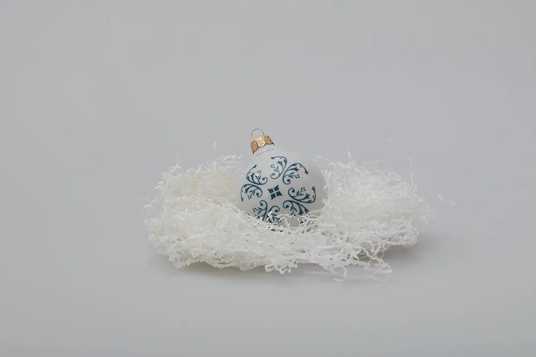 Елочные шары керамические 1 шт.