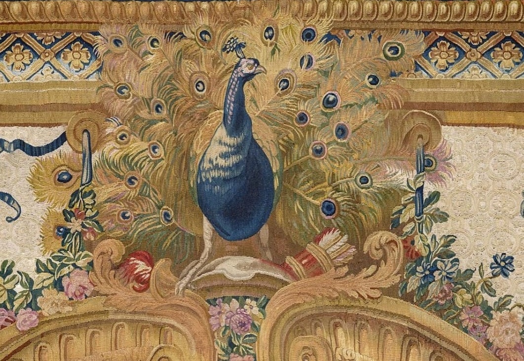 Гобелен «Дон Кихот с девицами постоялого двора». Фрагмент.webp