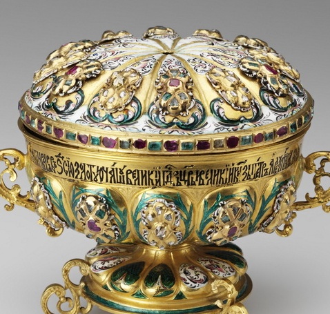 Чаша с крышкой работы кремлевских мастеров