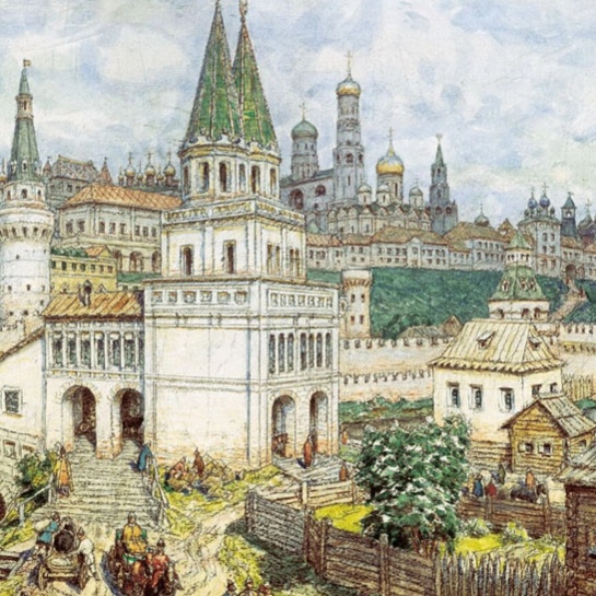 Расцвет Кремля. Всехсвятский мост и Кремль в конце XVII века.webp