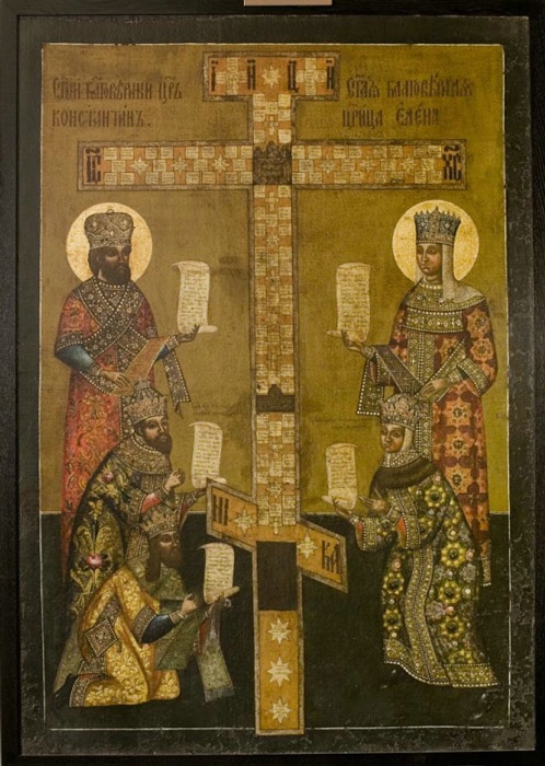 Поклонение кресту.