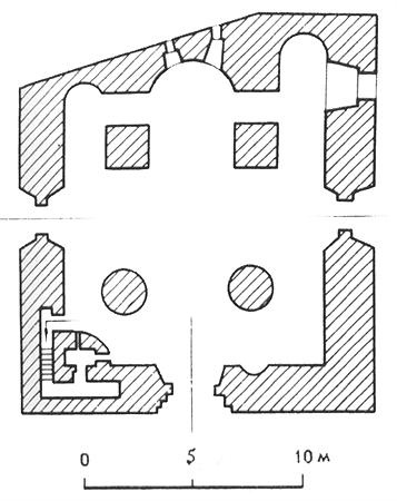 План церкви Рождества Богородицы 1393-1394 гг.