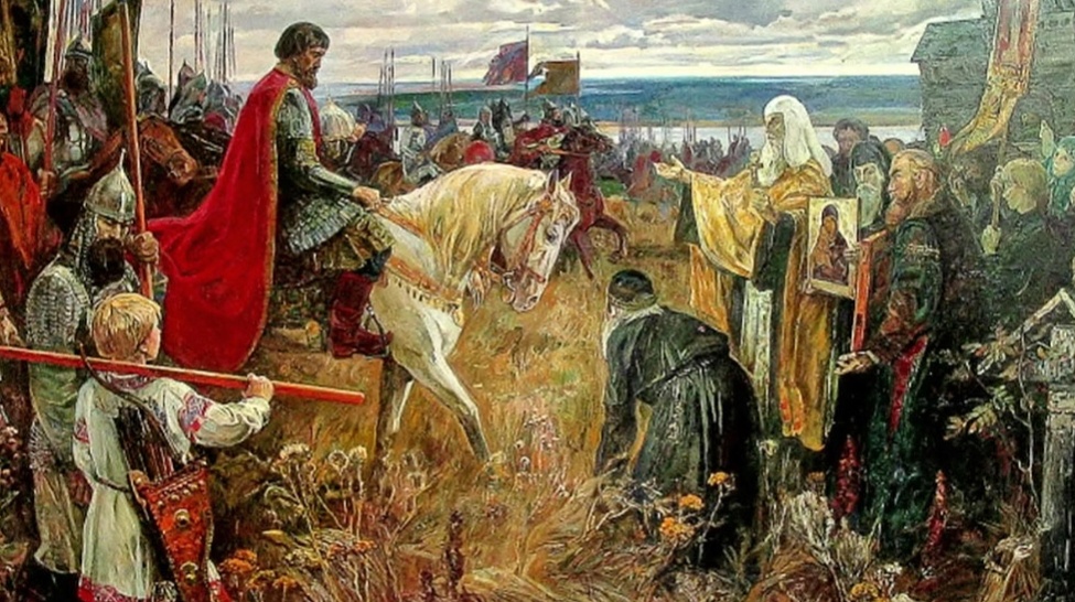 Въезд Дмитрия Донского в Коломну. Г.П. Сорогин