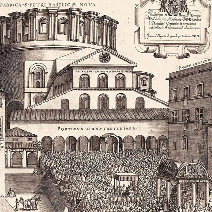 Торжественное открытие Святых ворот на Юбилее 1575 года