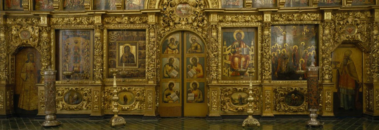 Местный ряд иконостаса (общий вид).