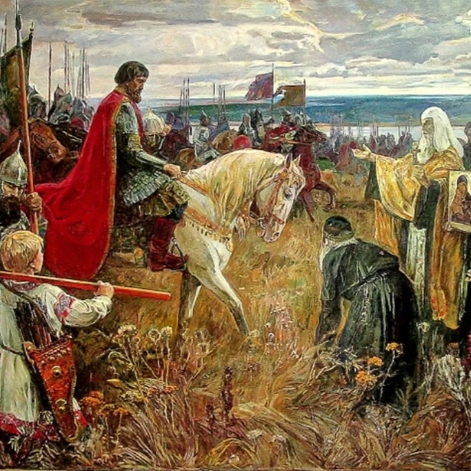 Въезд Дмитрия Донского в Коломну. Г.П. Сорогин