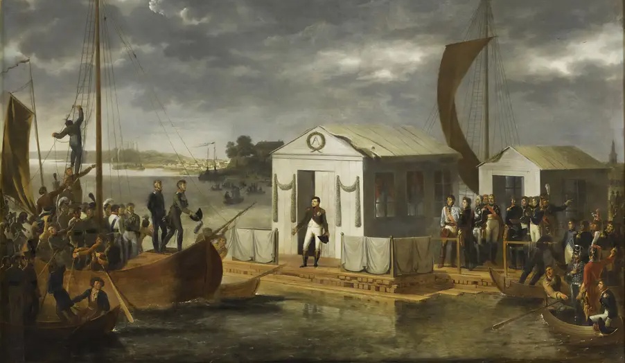 Встреча Наполеона I и Александра I на Немане.webp