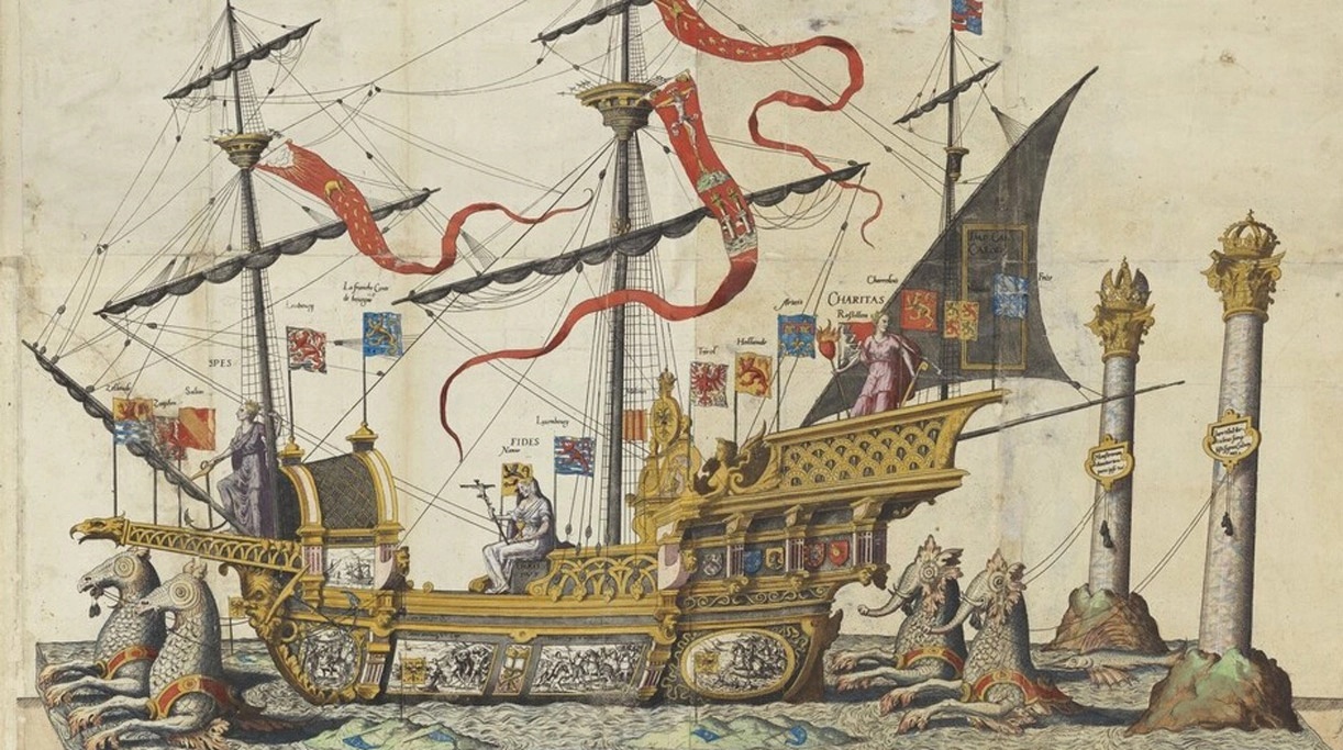 Погребальное шествие в Брюсселе по случаю кончины императора Карла V, 1559