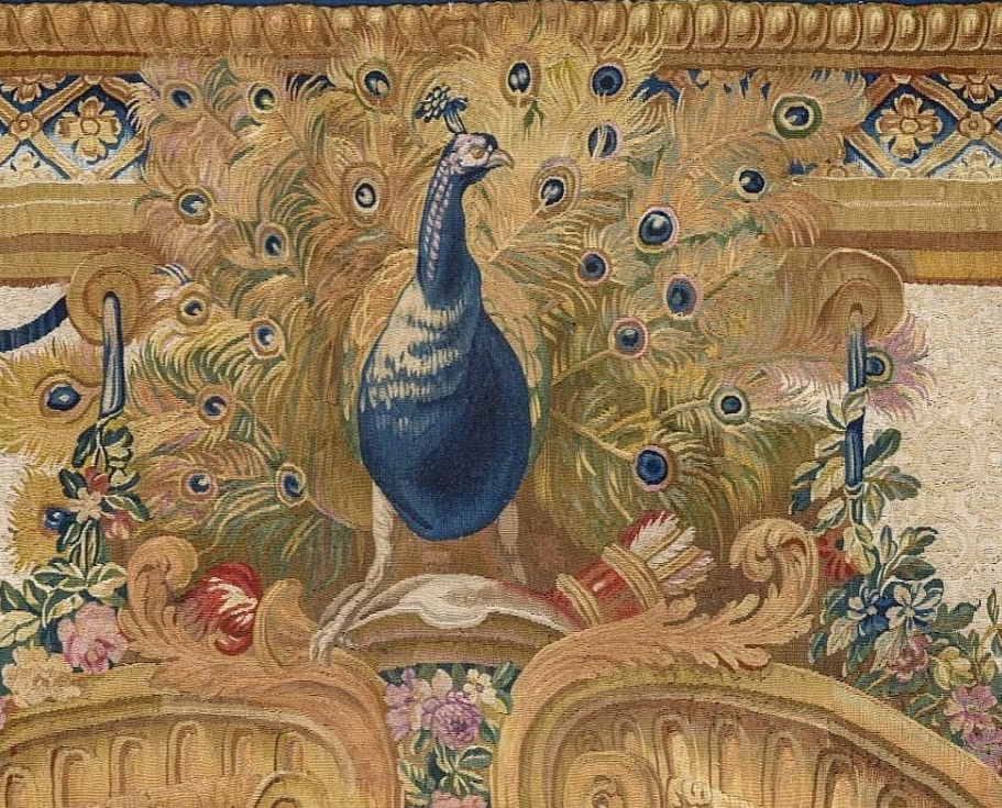 Гобелен «Дон Кихот с девицами постоялого двора». Фрагмент.webp