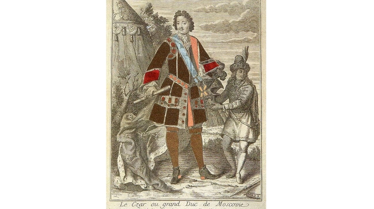 Портрет Петра I в рост