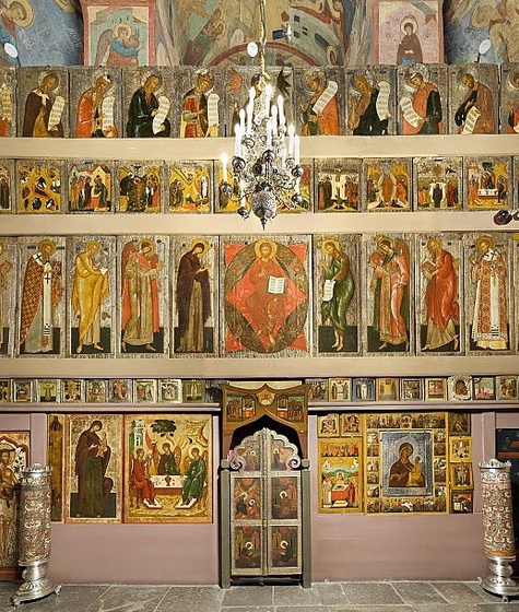 Иконостас. Храм Ризположения Московского Кремля