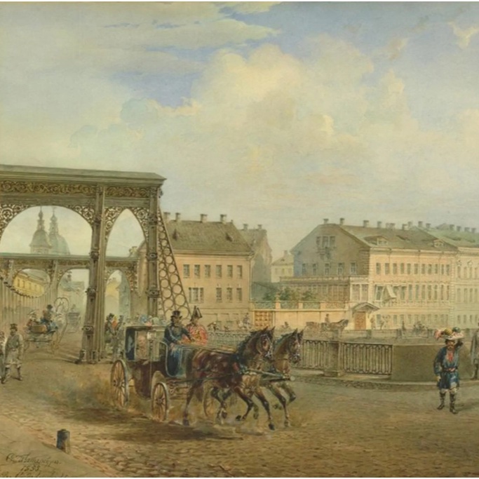 Набережная Фонтанки у Пантелеймоновского моста