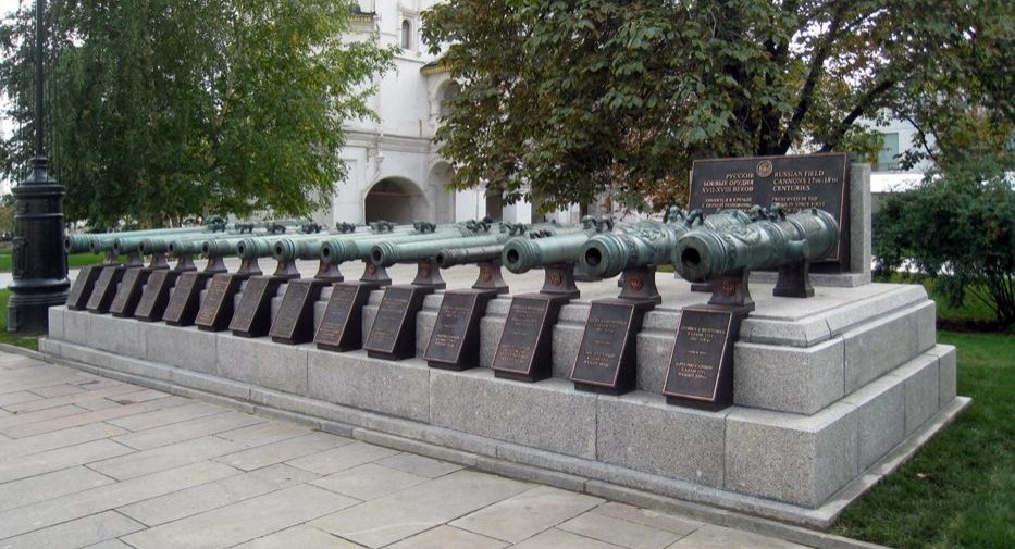 Завершено устройство новой экспозиции "Русские боевые орудия ХVII-ХVIII веков"