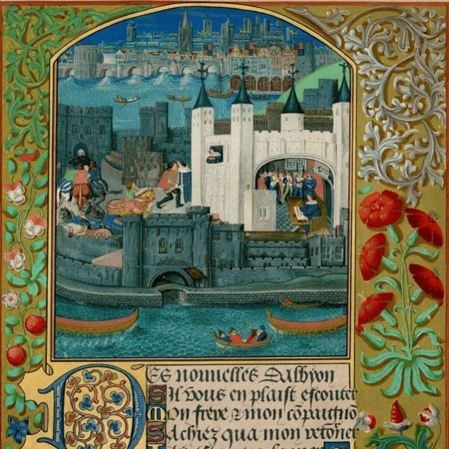 Герцог Орлеанский Карл в заточении в лондонском Тауэре