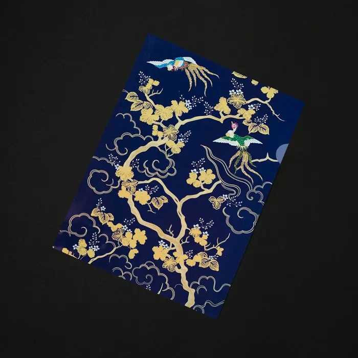 Папка-уголок синяя