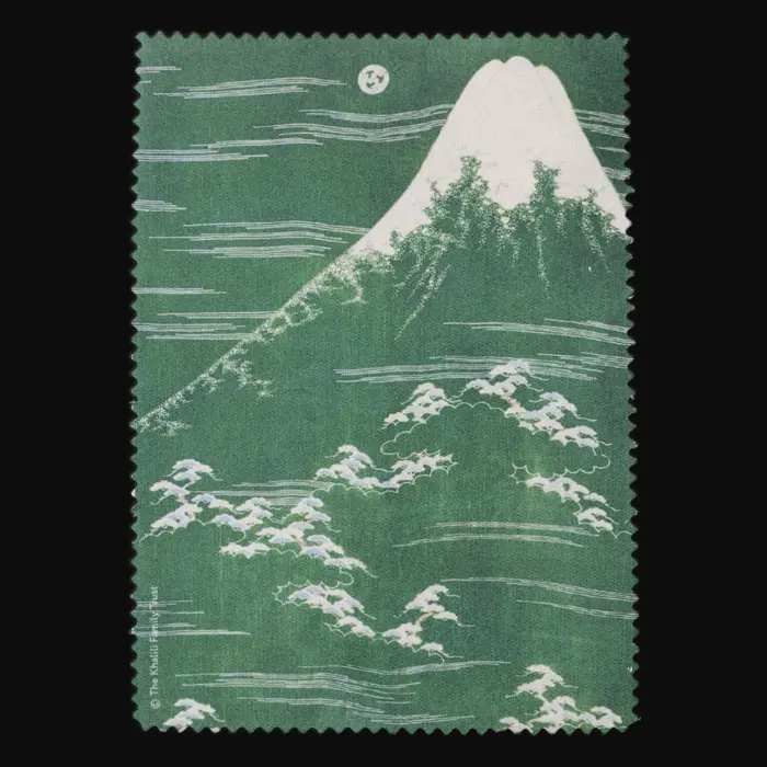 Салфетка для оптики зеленая