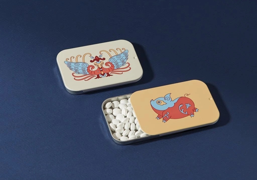 мятное драже