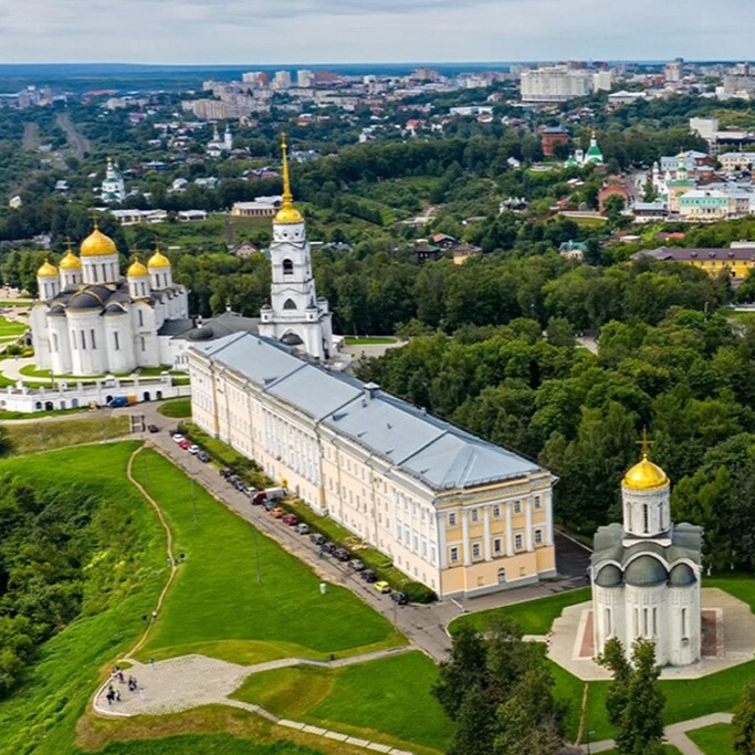 Панорама центральной части Владимира