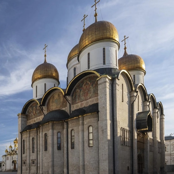 Успенский, Архангельский и Благовещенский соборы Московского Кремля