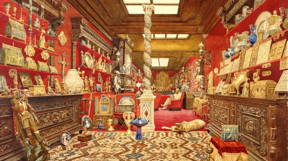 Комната в доме А.П. Базилевского в Париже. Деталь.webp