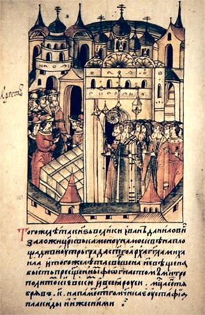 Постройка и освящение церкви Архангела Михаила эпохи Ивана Калиты