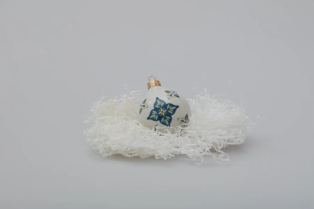 Елочные шары керамические 1 шт.