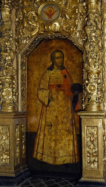 Архидьякон Стефан (северная дверь иконостаса, вход в жертвенник).