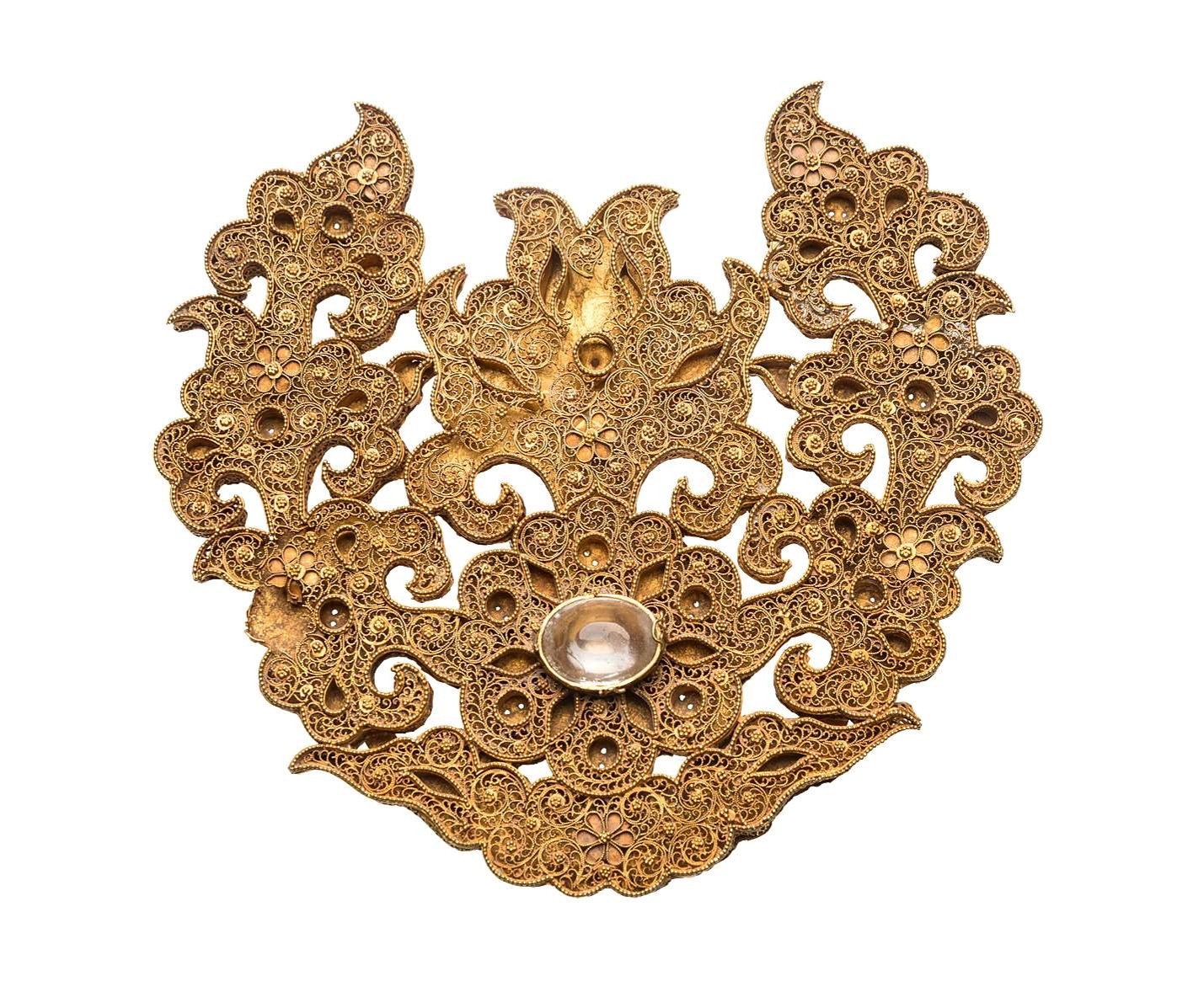 Брошь для украшения бокки