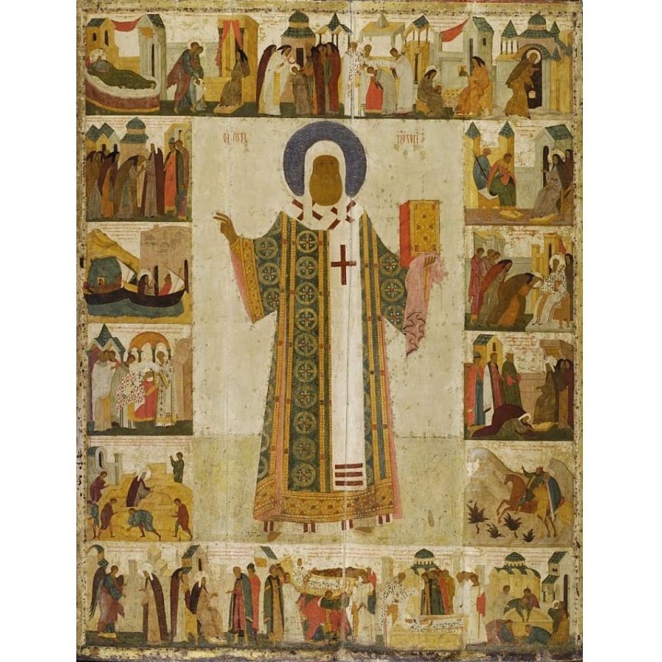 Икона «Митрополит Петр с житием».webp