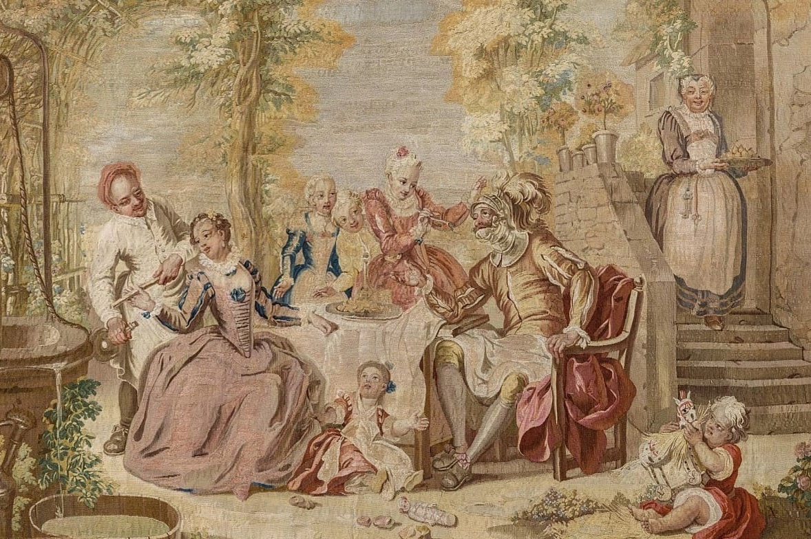 Гобелен «Дон Кихот с девицами постоялого двора» (2).webp