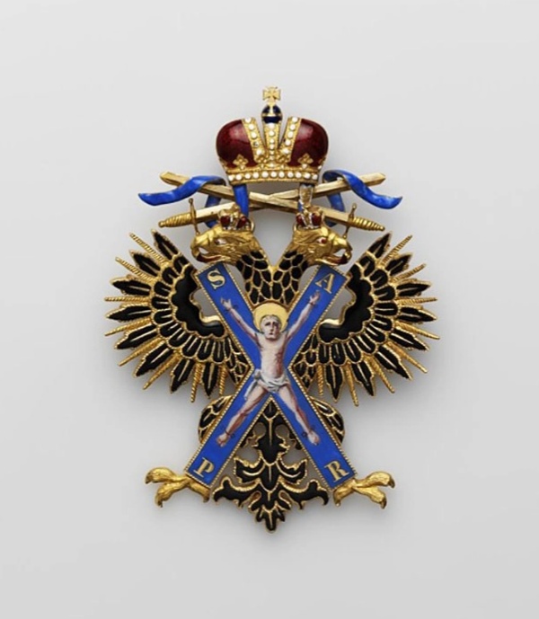Крест ордена Святого Андрея Первозванного с мечами