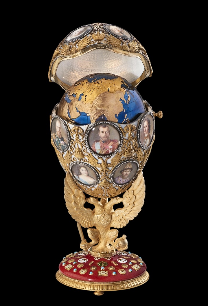 Пасхальное яйцо «Трехсотлетие дома Романовых»..webp