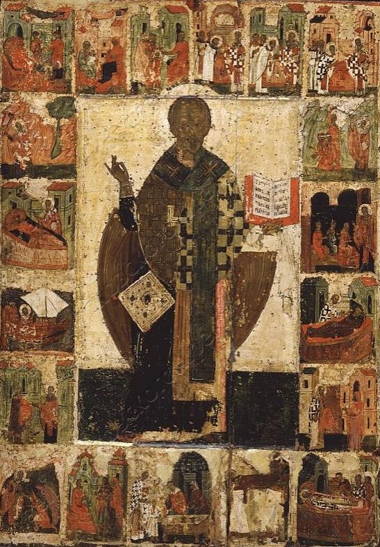 Святитель Николай, в житии (Никола Вяжищский)