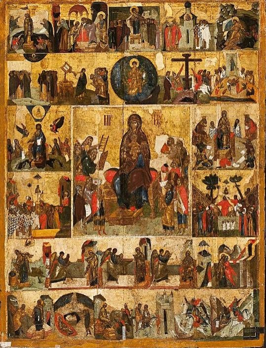 Похвала Богоматери, с Акафистом