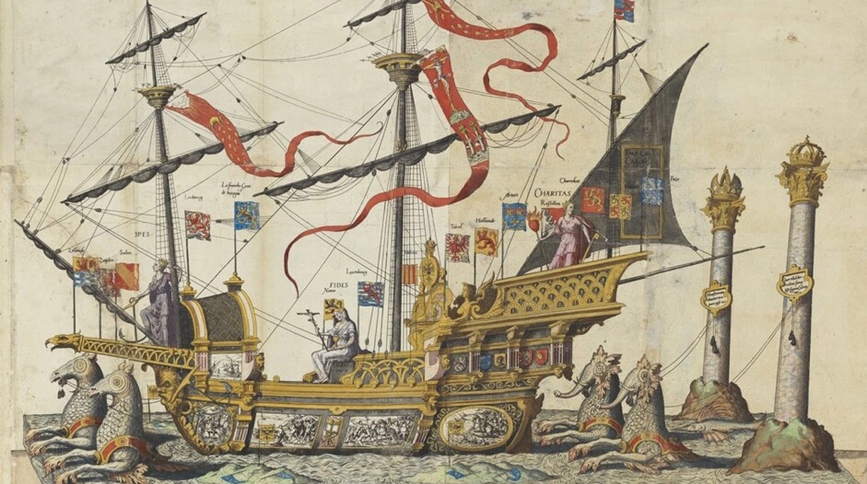 Погребальное шествие в Брюсселе по случаю кончины императора Карла V, 1559