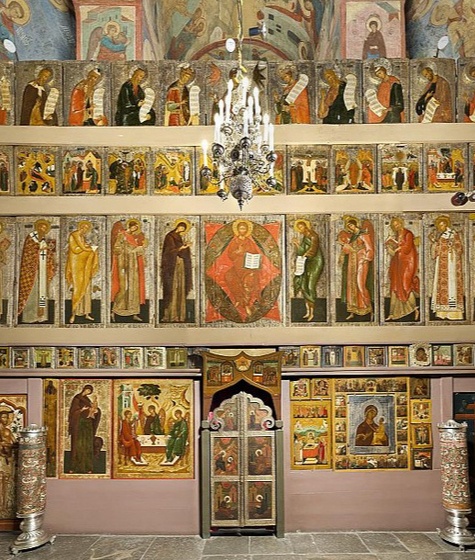 Иконостас. Храм Ризположения Московского Кремля