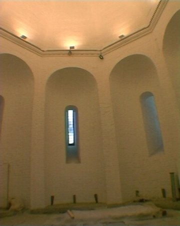 Интерьер 1-го яруса колокольни после реставрации