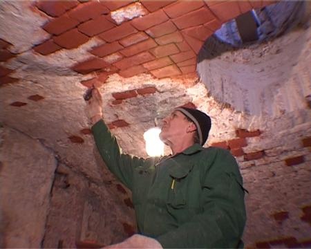 Реставрация кирпичной кладки стен и свода в приделе