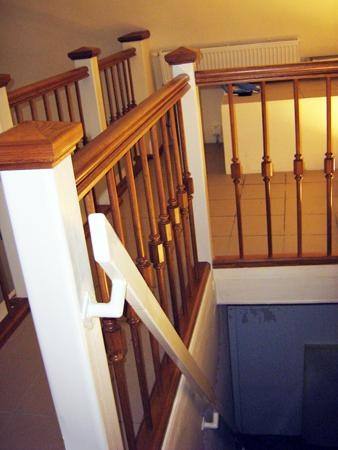 Вид балкона - хор с лестницей