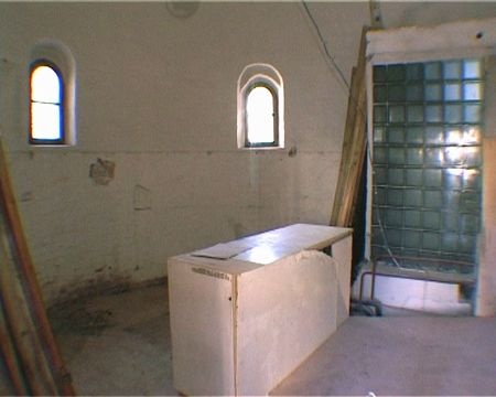 Интерьер придела Уара после разборки поздних конструкций