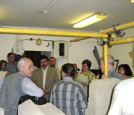 Научный совет по вопросу методики реставрации порталов в ГосНИИРе