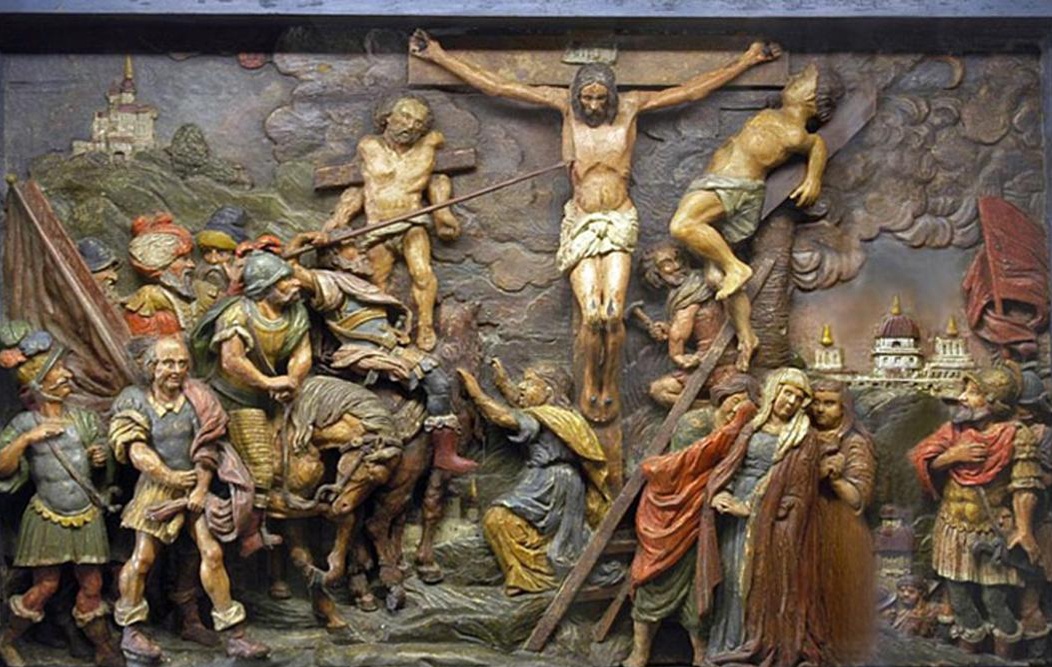 Икона (горельеф) "Распятие (Голгофа)"