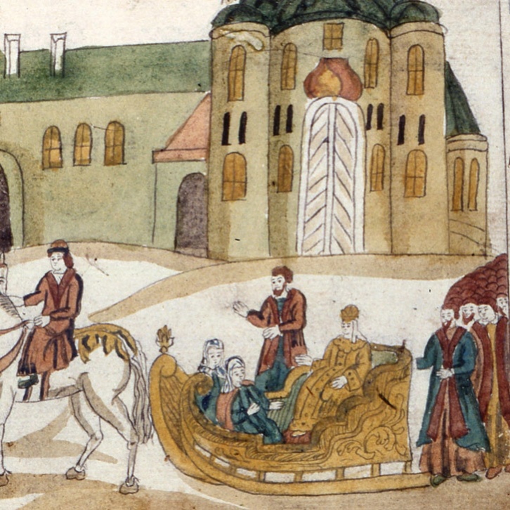 Миниатюра из "Книги об избрании на царство Михаила Федоровича Романова".webp